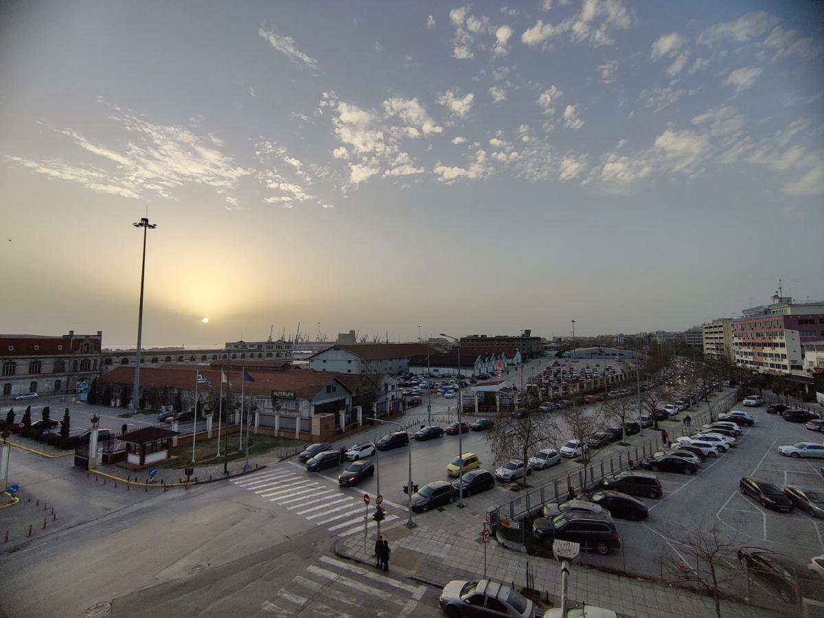 Ferienwohnung Celestial Luxury Skg Port Thessaloniki Exterior foto